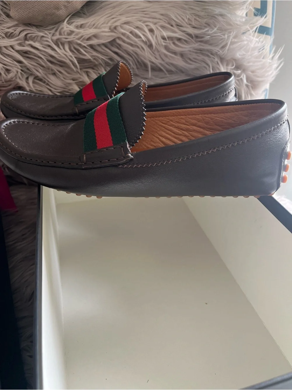 Gucci White Satin Dust Bag